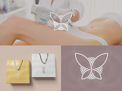 New you clinic beauty brand branding butterfly clinic cocoon identity logo logo design logotype package