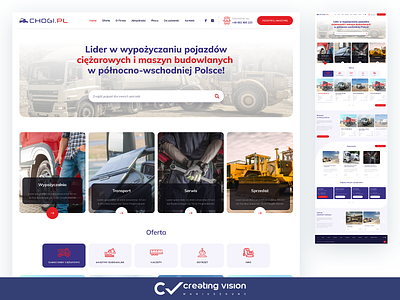 Chogi / webdesign mariuszkunc newbrand transport truck ui ui design ui ux web design webdesign