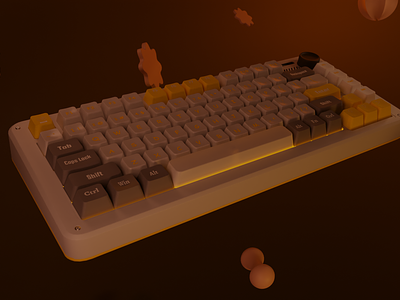 Mechanical Keyboard 3d 3d ad 3d design blender design graphic design keyboard lighting mechnical keyboard product product advertisement product design real life product