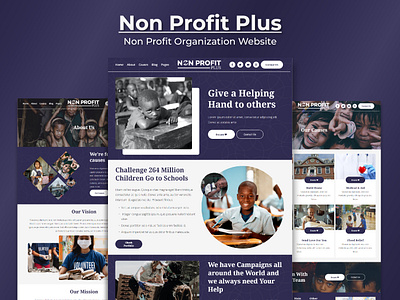 Non Profit Plus | Non Profit Organization Website charity charity template donation donation website helping non profit non profit orgaization squaresace template squarespace templates uiux web design website website for charity