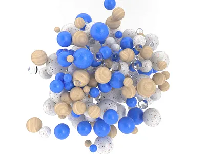 Molecule 3d 3d artist abstract animation atom balls branding c4d design glass graphic design illustration looping motion graphics octane organic render satisfying sphere ui