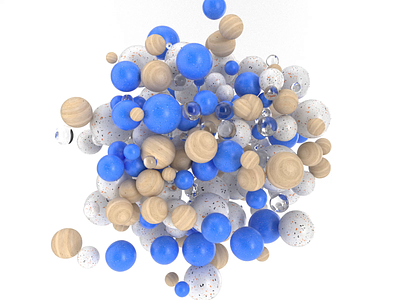 Molecule 3d 3d artist abstract animation atom balls branding c4d design glass graphic design illustration looping motion graphics octane organic render satisfying sphere ui