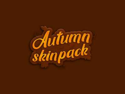 Autumn Skinpack - Game Logo cartoon game logo