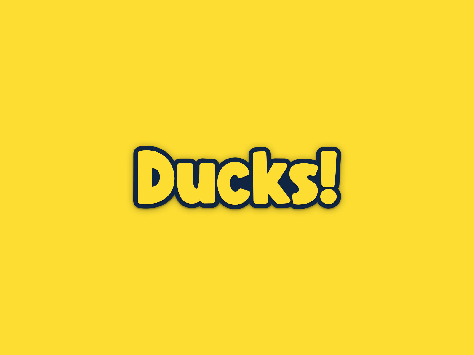 Ducks! - Game Logo by Jakob Vanackere on Dribbble