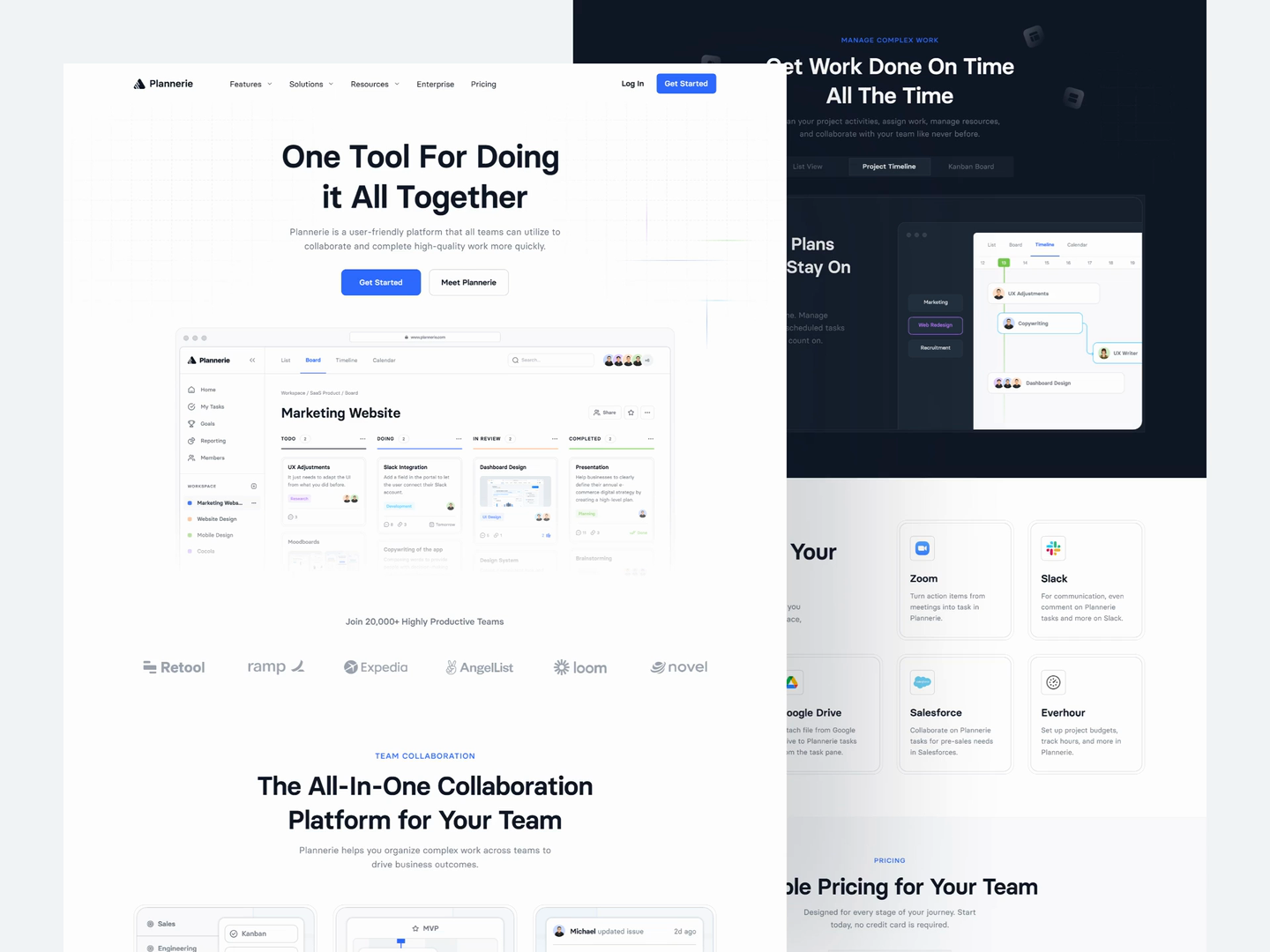 Example of High Converting Saa S Landing Page