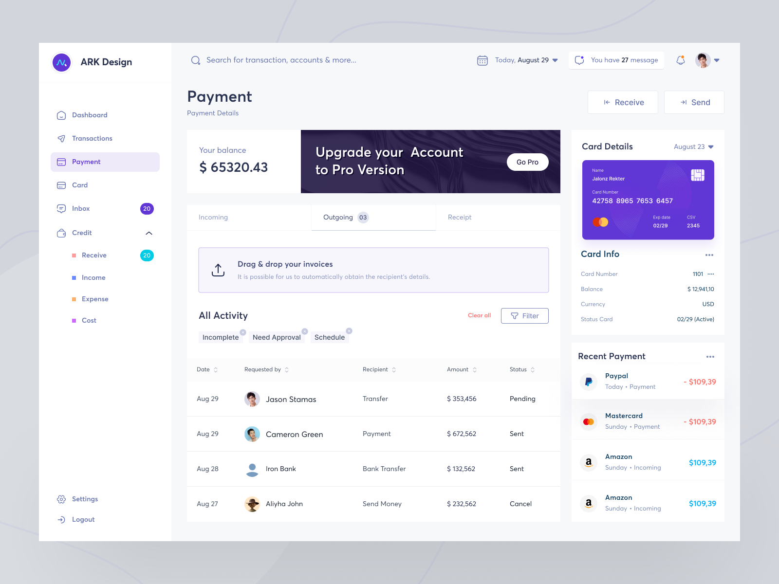 finance-payment-saas-by-koyes-ahmed-for-ui-deft-on-dribbble
