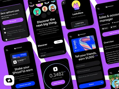 Change - Token Launcher Mobile app bitcoin crypto crypto app dark mode eth mobile mobile app nft token