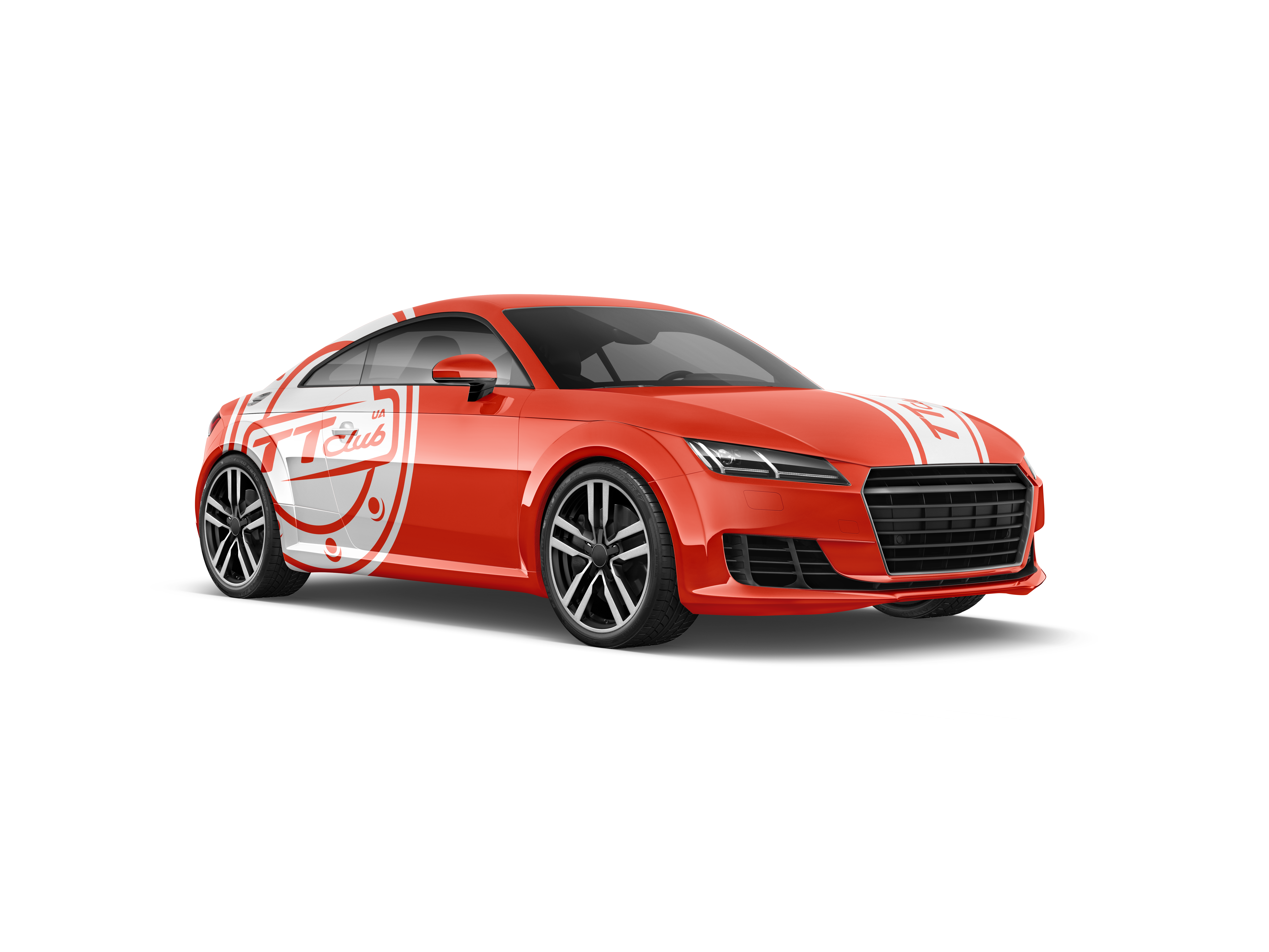 Audi TT Club UA logo audi audi tt automotive branding graphic design identity logo style