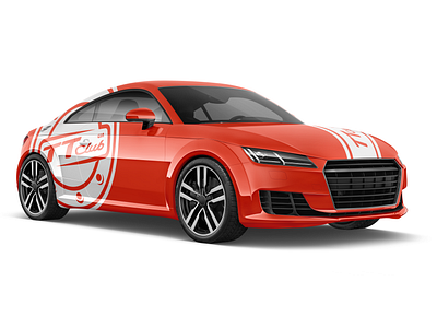 Audi TT Club UA logo audi audi tt automotive branding graphic design identity logo style