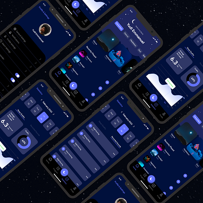 Sleep Tracker App design designer ui ui designer ux ux designer
