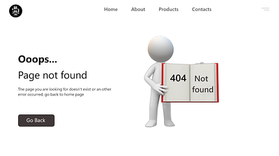 404 Not found page 3d 404 adobe xd animation branding graphic design logo motion graphics not found page ui