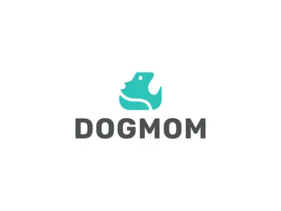 Dogmom logo concept brand branding design dog dogfood dogmom graphic design illustration logo motion graphics ui ux vector