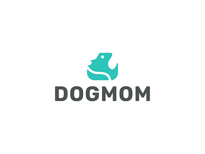 Dogmom logo concept brand branding design dog dogfood dogmom graphic design illustration logo motion graphics ui ux vector