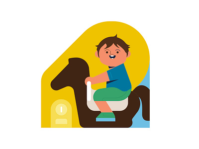 Trip to India 2d arcade coin design family flat fun holiday horse illustration india kid slot machine travel vector