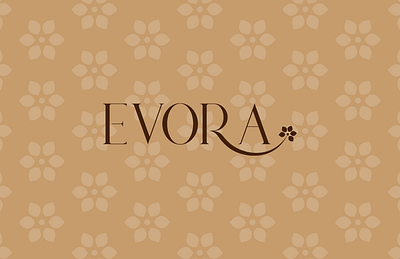 EVORA Branding brand brand identity branding cosmetic brand graphic design illustrator logo logo design