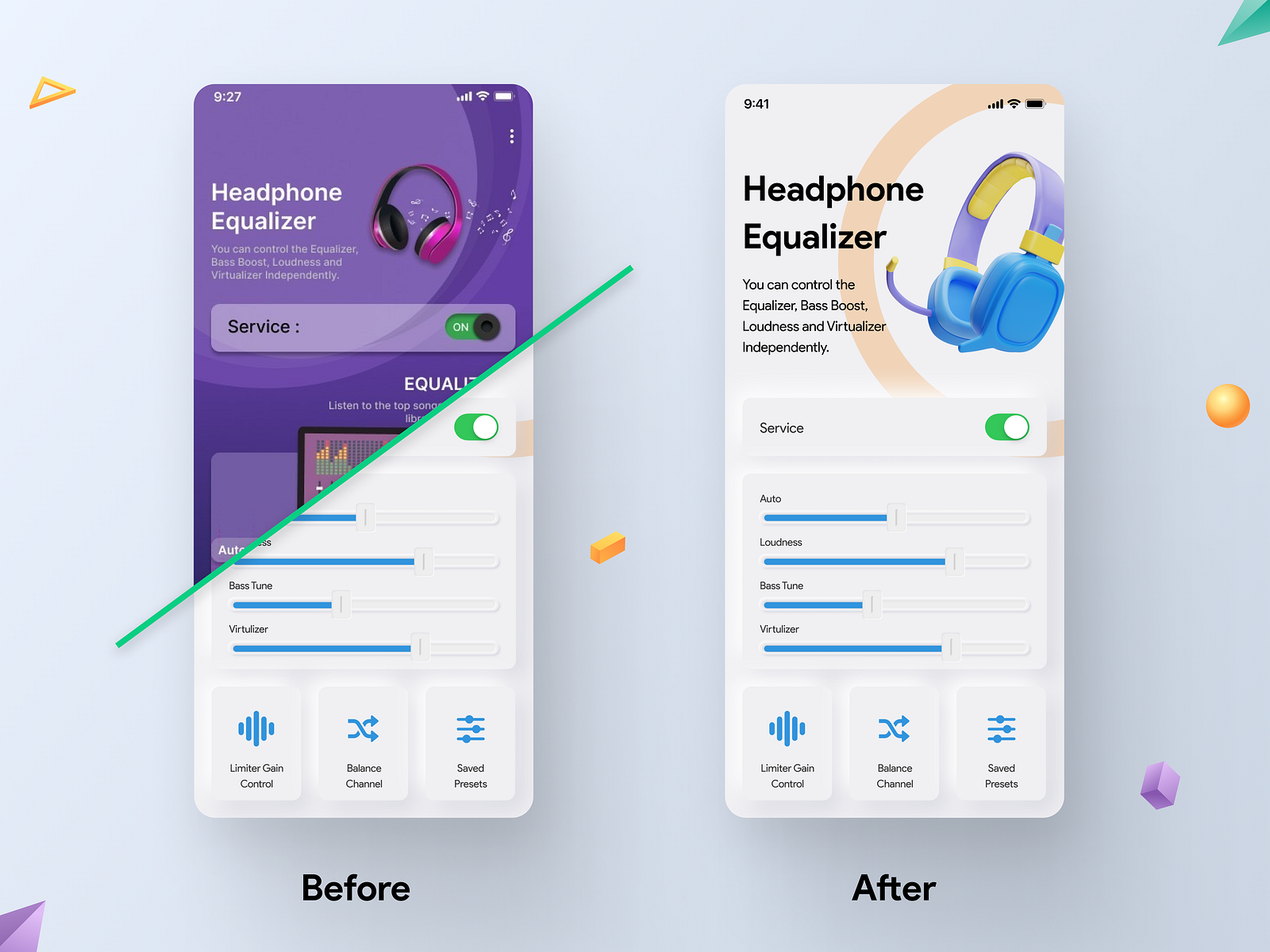 Music Equalizer App by Viral Vaghela on Dribbble