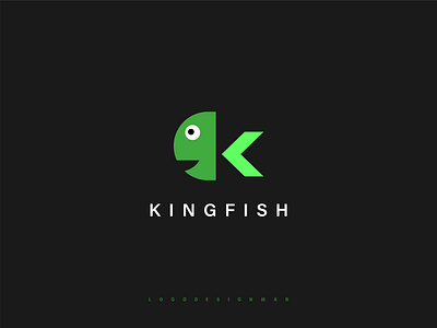K letter + Fish creative logo design branding creative fish graphic design k letter king logo logo design logo maker minimalist modern professional timeless unique