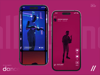 Live Dancing Mobile IOS App android app app interaction application dance dasboard design ios livestreams mobile mobile app mobile ui online social media stream streaming tik tok ui ux video