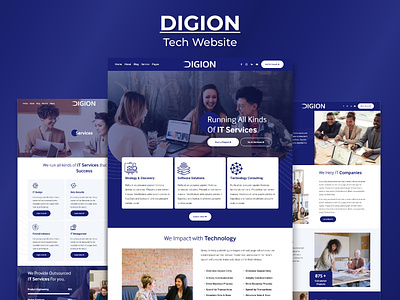 Digion | Tech Website digion ideas innovative inspiration squarespace squarespace website tech tech template tech website template uiux web design website website for tech website template