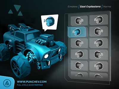 Turbo Golf Racing - Custom UX Designs branding console design gameart gui iconography icons illustration interface logo pcgames punchev racing ui ux videogames