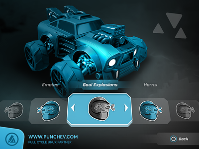 Turbo Golf Racing - Custom Tailored UX Designs branding console design gameart gui iconography icons illustration interface logo pcgames punchev racinggames ui ux videogames