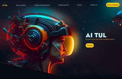 UI UX Animation Landing Page for AI Tech Startup 3d animation animation website app figma graphic design illustration landing page modern motion graphics motion website parallax startup tech ui user experience user interface ux web 3.0 webdesign