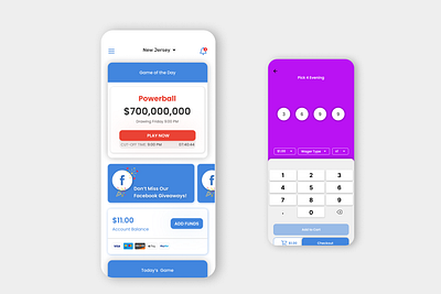 The Lottery Project design design mockups design systems figma interactive prototypes productdesign ui user experience design user interface