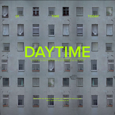 Day Time, Art Hour animation graphic design