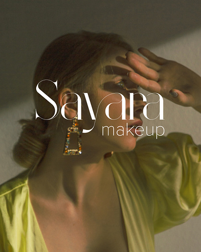 Sayara Makeup branding graphic design logo