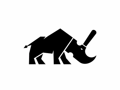 rhino + hammer hammer logo rhino rhino hammer