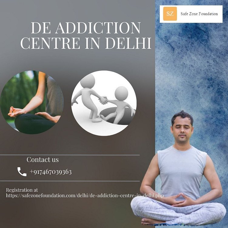 De Addiction Centre in Delhi by Safe Zone Foundation on Dribbble
