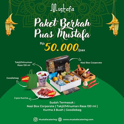 Food package ramadhan post poster ui