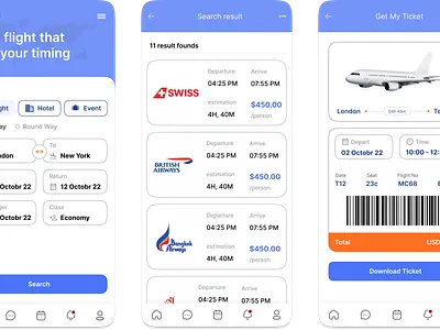 Travel graphic design travel ui ux