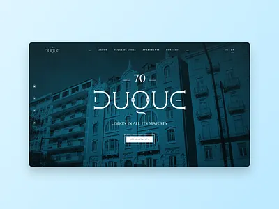 Duque 70 — Real estate website classic design real estate ui user experience user interface ux website