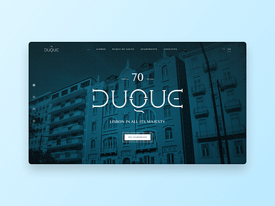 Duque 70 — Real estate website classic design real estate ui user experience user interface ux website