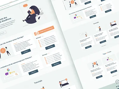 WordPress Tutorial Website app art branding design graphic design icon illustration logo logo design typography ui ux vector web webdesign website wordpress