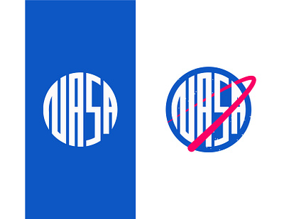 NASA LOGO Redesign adobe illustrator brand identity branding graphic design illustration logo logo creation logo design nasa