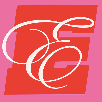 E is for Erik design hand drawn hand lettering illustration lettering logo script type typography