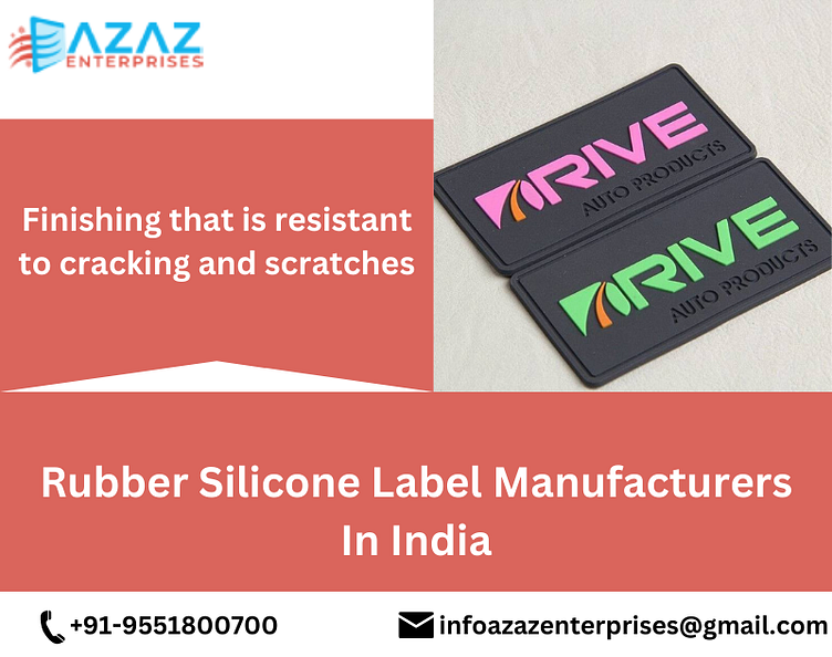 Rubber Silicone Label Manufacturers In India by Azaz Enterprises on Dribbble