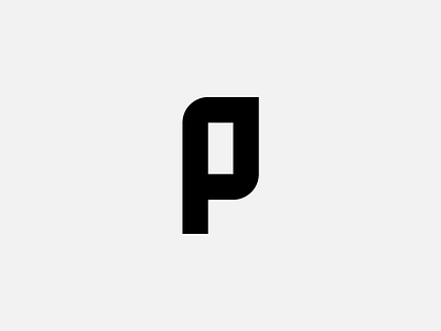 Letter — P abstract alphabet design letter letter p logo monogram p symbol type ui