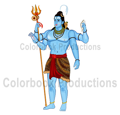 Shiva Character character design illustrator photo shop