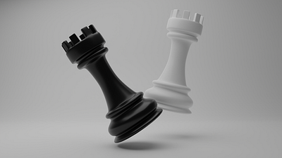 Tower | Tour | Blender art beginner blender chess easy echec model modelling pawn piece spin tour tower tuto tutorial