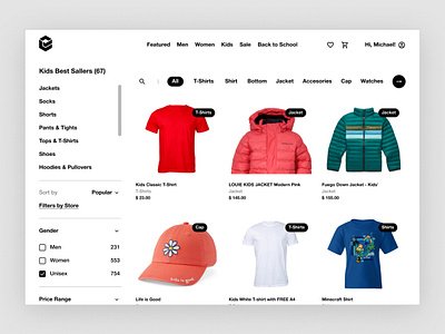E-Commerce Catalogue Page clean cloth clothing design e commerce figma market minimal shoping store ui ui ux ux web app