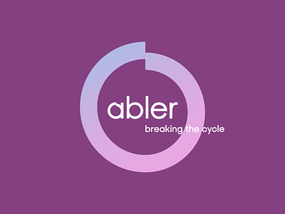 Abler break circle health icon logo medical shape simple symbol