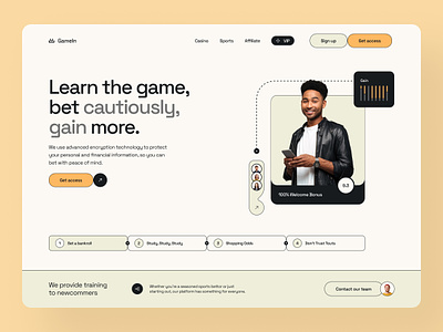 Online Betting Platform: Simple and Pleasant UI 3d app design beauty challenge figma gradient graphic design ui uidesign uiux