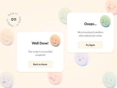 Daily UI Challenge - Day 11: Flash Message design ui ux
