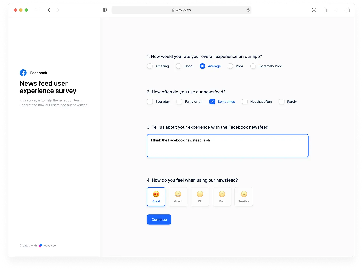 Engaging Interactive Survey Design for User Feedback