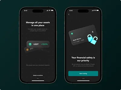 Paycrypt Onboarding crypto figma fintech onboarding ui ux