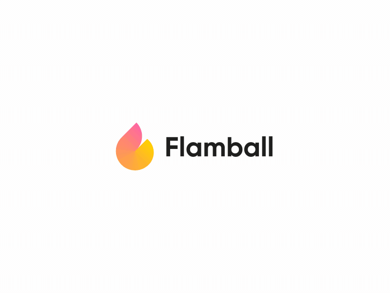 FlamBall brand identity brand identity branding design flam icon illustration logo logo concept logo designer logodesign marketing minimal modern modern logo red trend viral