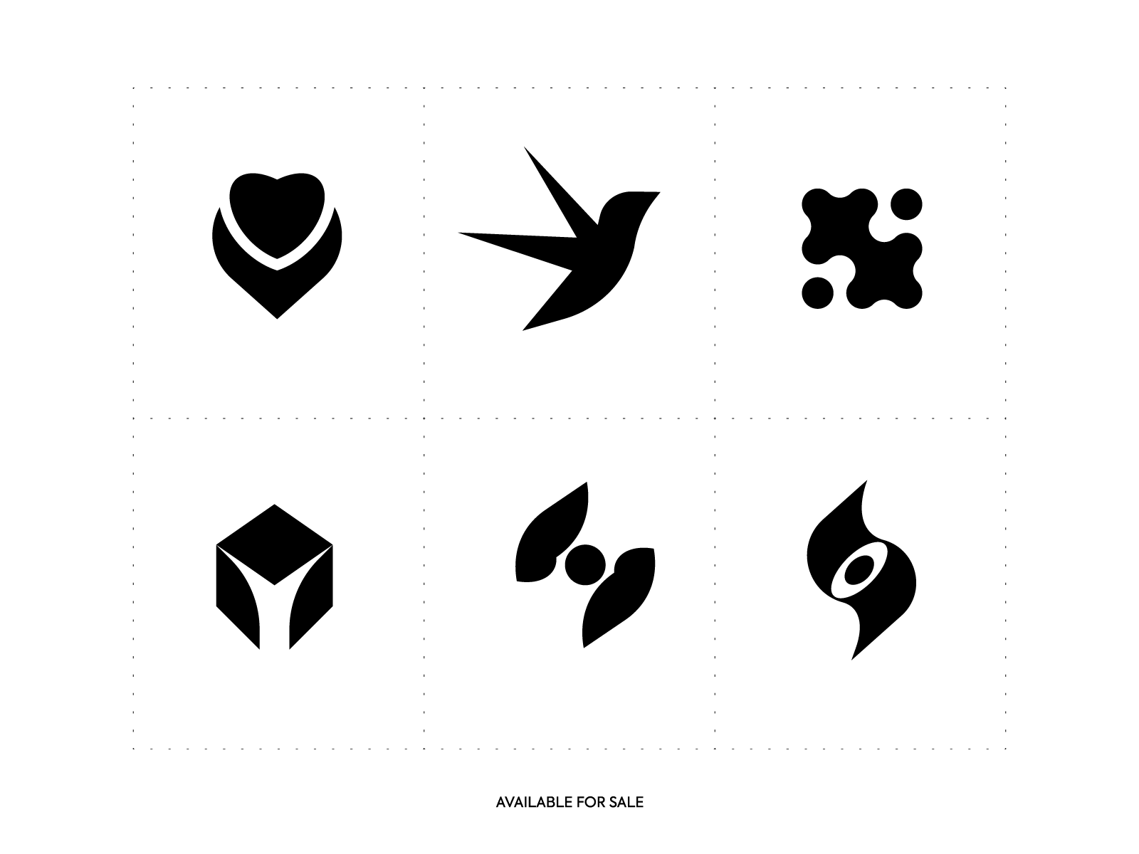 logo-design-pictorial-symbol-abstract-monogram-mark-modern-by